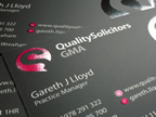 Quality Solicitors Business Cards - Design and Print